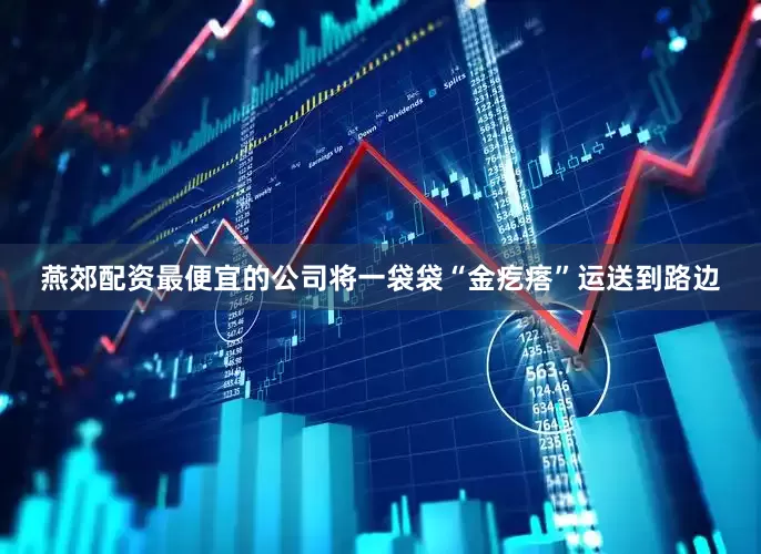 燕郊配资最便宜的公司将一袋袋“金疙瘩”运送到路边