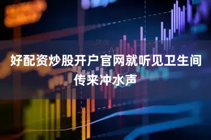 好配资炒股开户官网就听见卫生间传来冲水声